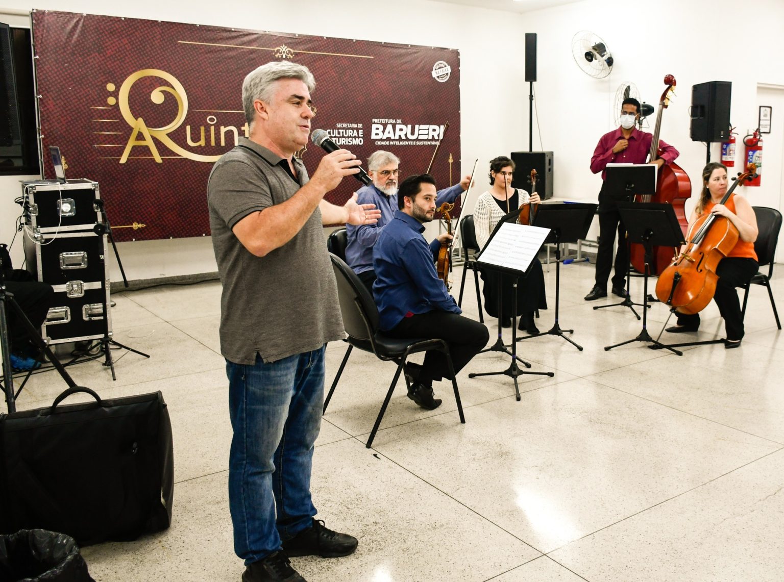 Concerto “A Quinta Nota” com o quinteto de cordas de Barueri