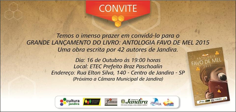 Lançamento do Livro “Antologia Favo de Mel”