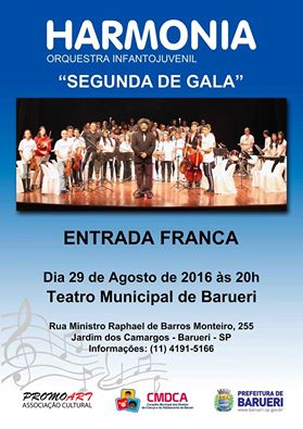 Segunda de Gala com Orquestra e Coro Projeto Harmonia