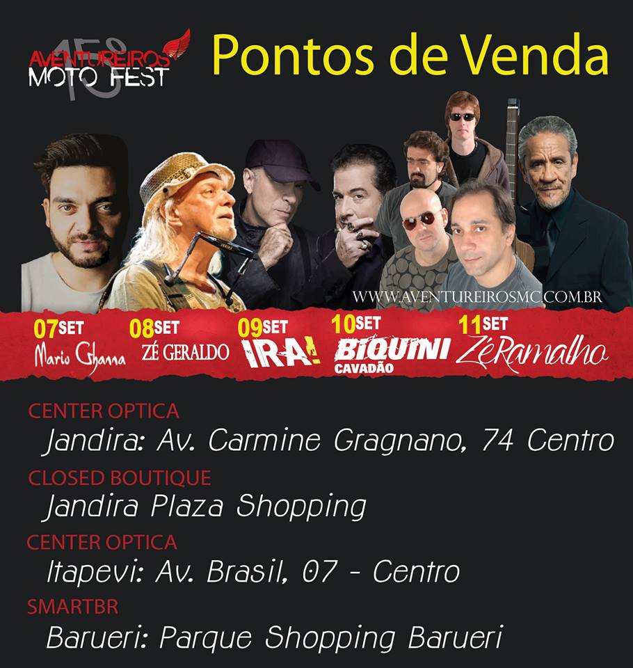 15° Aventureiros Moto Fest em Jandira/SP.