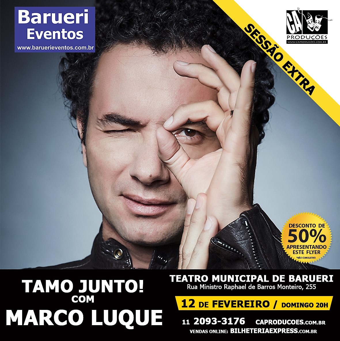Stand Up “Tamo Junto” com Marco Luque