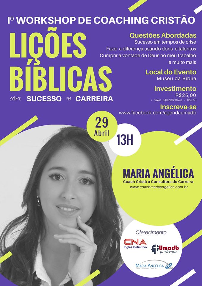 Worshop de Coaching Cristão – Lições Bíblicas sobre sucesso na carreira