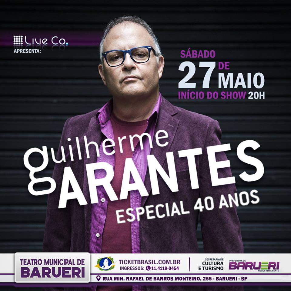 Guilherme Arantes em Barueri – Especial 40 anos