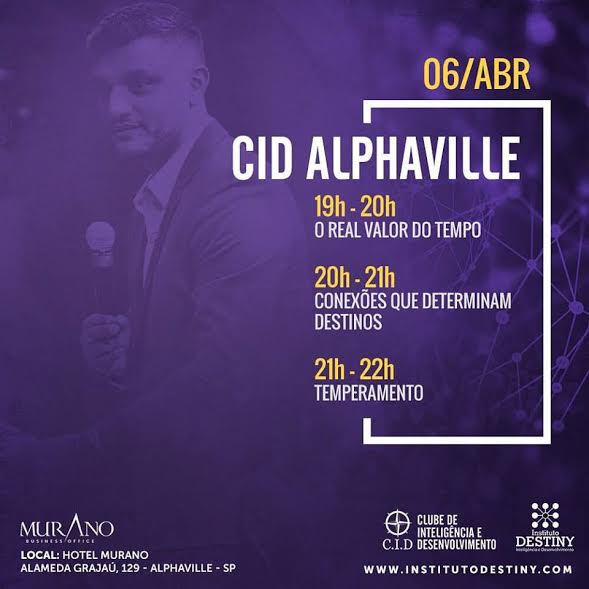 Palestra de Tiago Brunet em Alphaville.