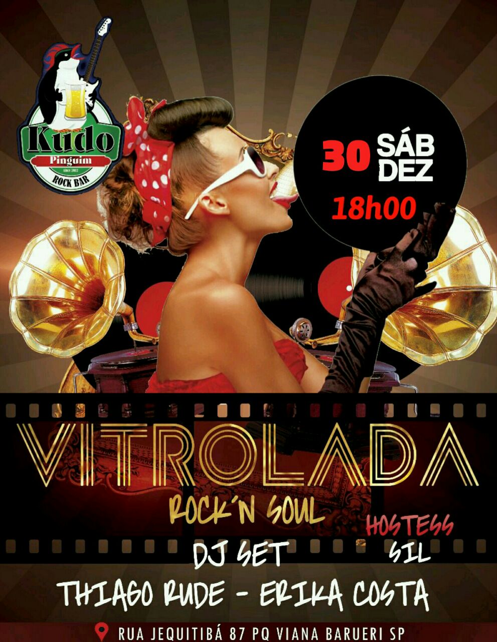 Vitrolada  – DJ set Thiago Rude e Erika Costa