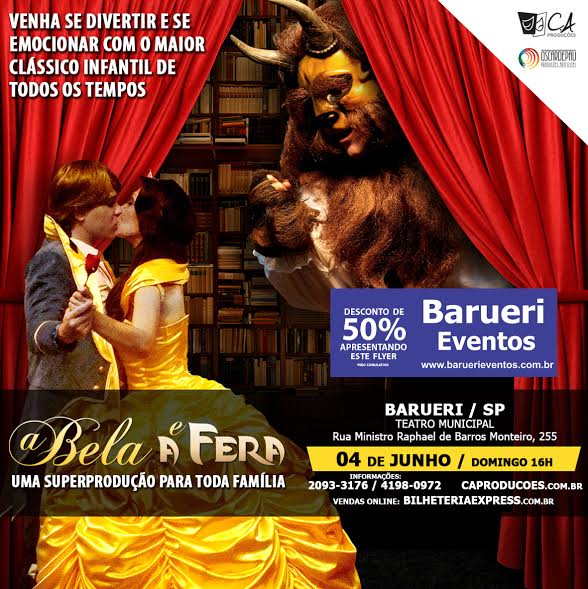 A Bela e a Fera em Barueri