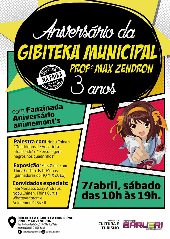 Aniversário da Gibiteka Max Zendron