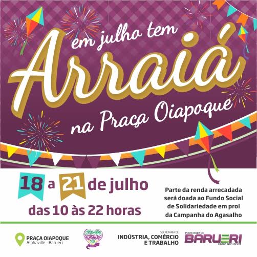 Arraiá na Praça Oiapoque