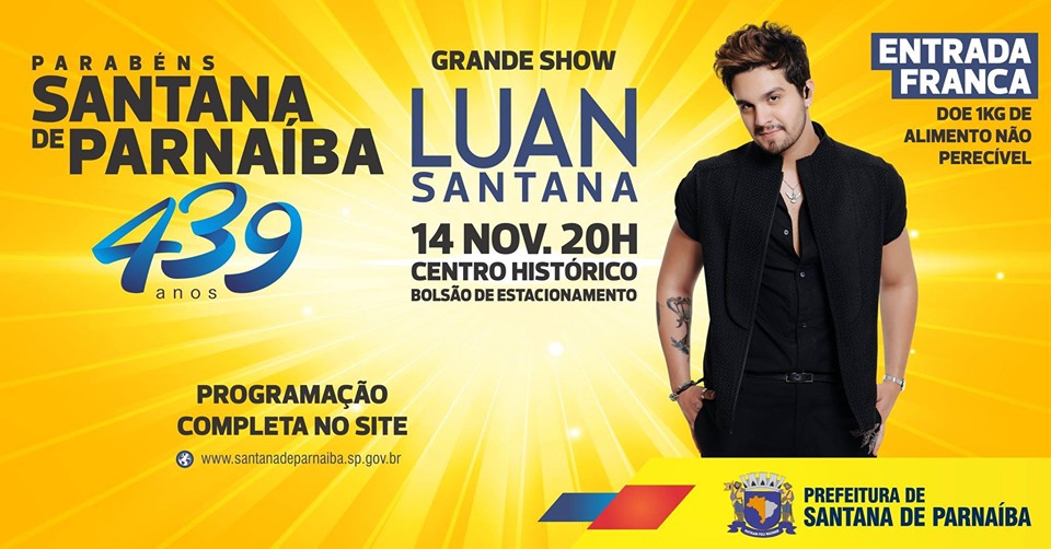 Show com Luan Santana em Santana de Parnaíba