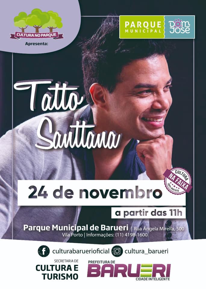 Cultura no Parque com Tatto Santtana