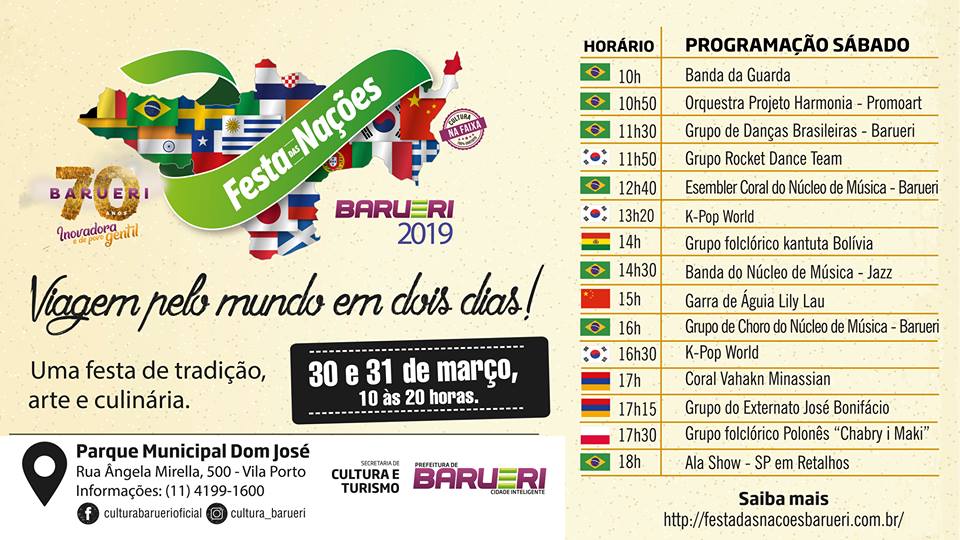 Festa das Nações – Show com Roberto Leal