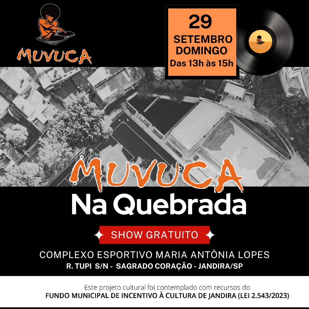 Muvuca na Quebrada – Domingo 29/09 – Jandira/SP