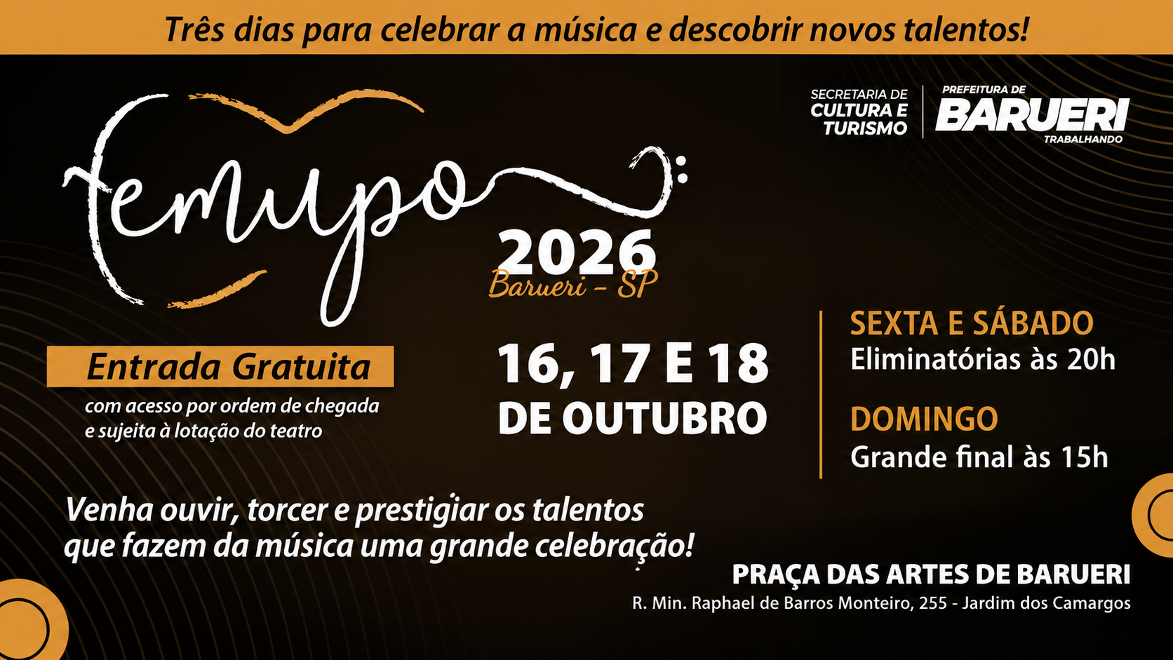 FEMUPO 2026 – Eliminatórias